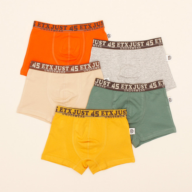 스콕스 주니어 남아용 사오 학생 드로즈 팬티 5종 세트