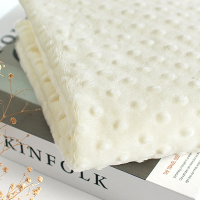 대폭 3mm NEW 보들보들 엠보극세사원단, 아이보리, 1개