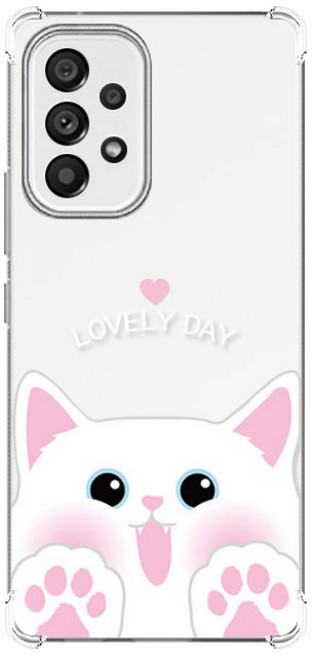 메이드 냥냥이 젤하드 투명 디자인 휴대폰 케이스