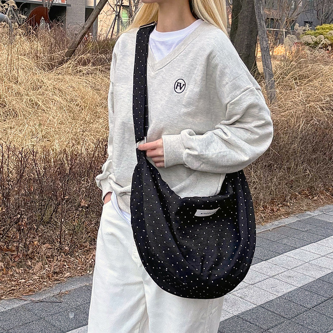 프롬헤븐 보따포 도트 데일리 크로스백 C621