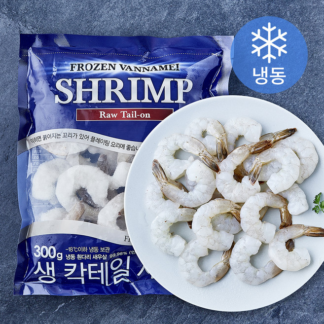 팜앤푸드 손질 생 칵테일 새우살 (냉동), 1개, 300g(25~35미)