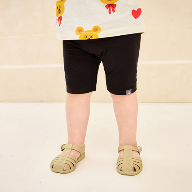 밀크마일 여아용 빼꼬미 피카부 4부 레깅스