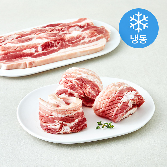 벌집 칼집 오겹살 구이용 (냉동), 1개, 1kg