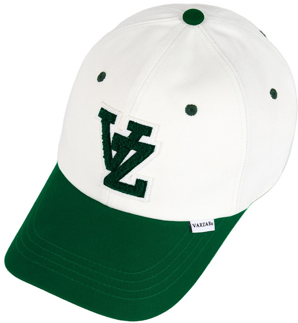 바잘 VZ 아플리케 투톤 오버핏 볼캡