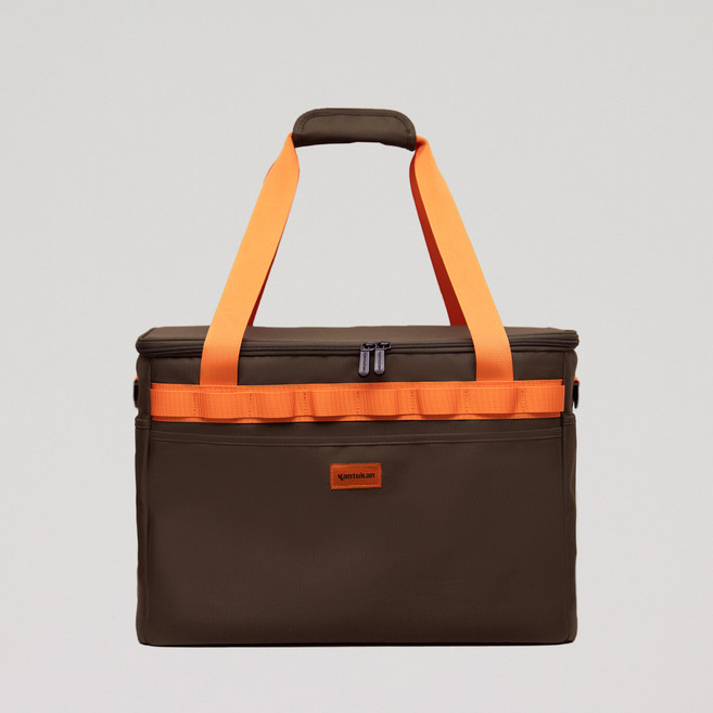칸투칸 데이지체인 보온보냉 아이스쿨러백, 다크브라운, 35L
