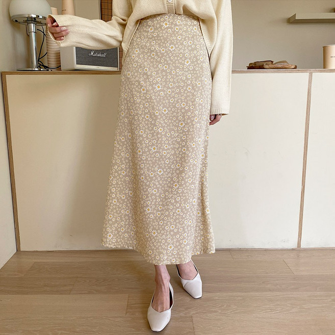 라프니 데이지 롱 스커트 SK3628K13