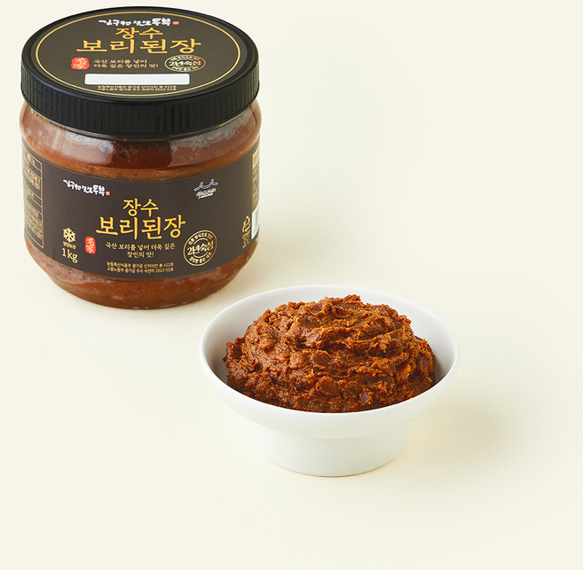 김구원선생 장수 보리된장, 1kg, 1개