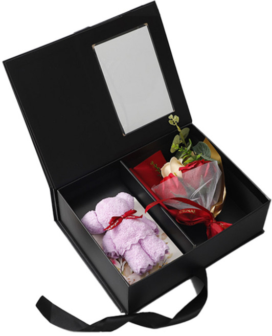 마켓감성 선물 용돈 박스, 블랙, 1개