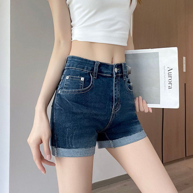 어썸풀 여성용 노엘로린 데님 숏 펜츠 A26SMP022013