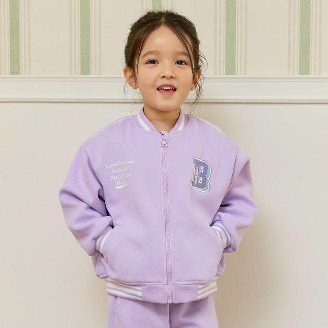 베베쥬 블럭야구 점퍼