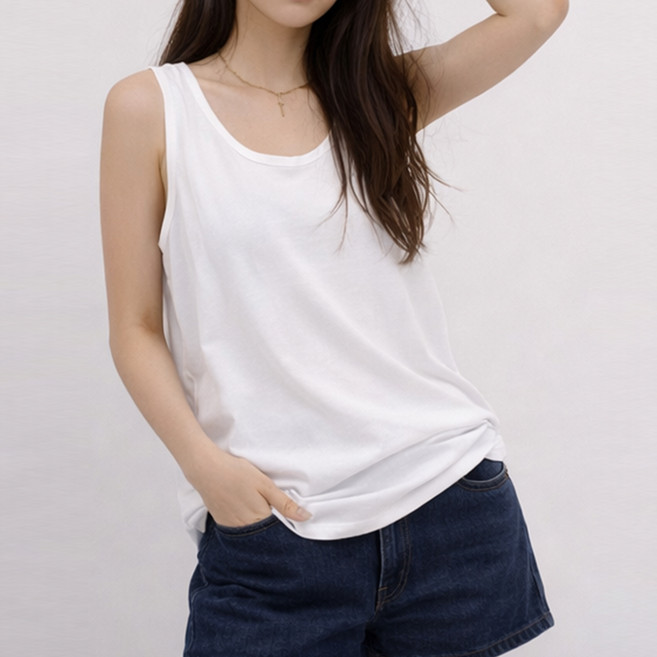 안다로미 여성용 히타니에 루즈핏 롱나시