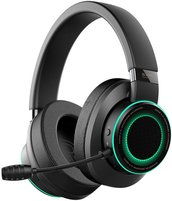 크리에이티브 SXFI GAMER 헤드셋, EF0880, 블랙