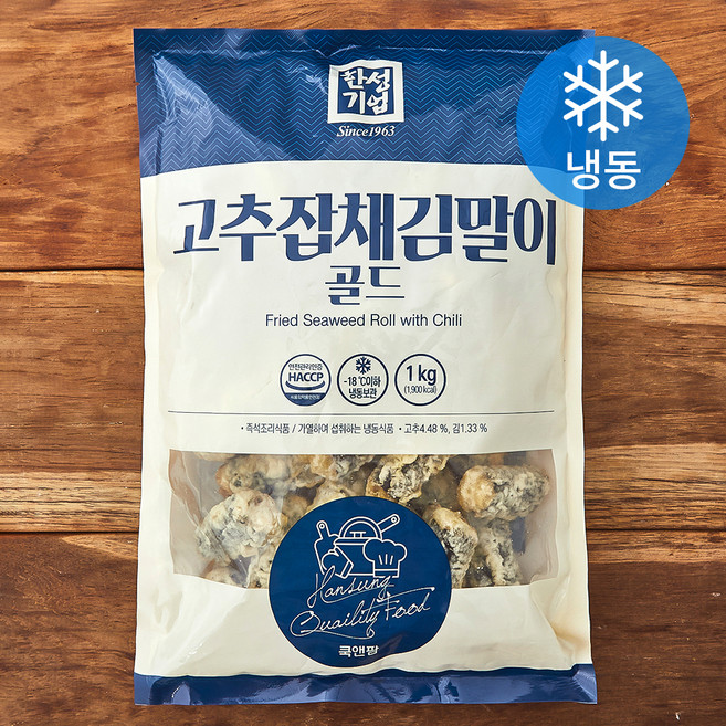 한성기업 고추잡채김말이 골드 (냉동), 1kg, 1개