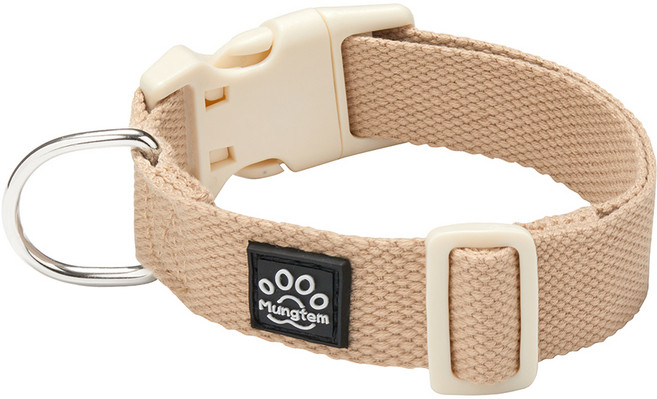 멍템 NEW 팔레트 목줄, 파스텔 베이지, 1개