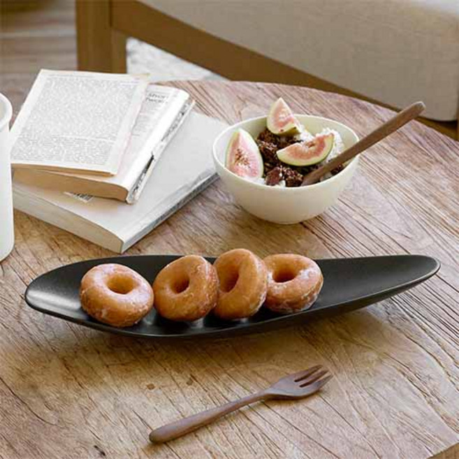 에라토 로셰 타원 롱접시, 스톤블랙