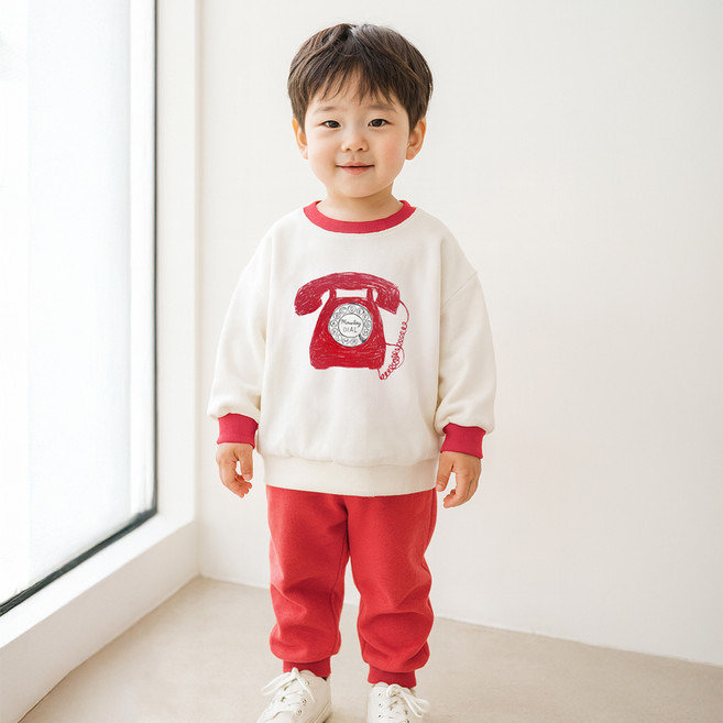 키즈꼬모 아동용 링딩동 상하의 세트