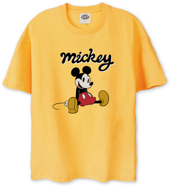 벤힛키즈 주니어용 디즈니 라운드 반팔 티셔츠 DNMKOM1006F