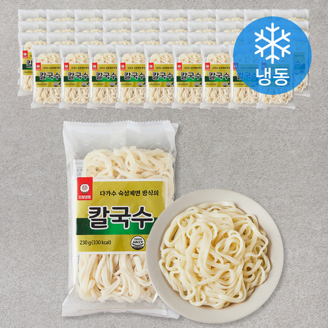 천일냉동 칼국수 (냉동), 230g, 40개