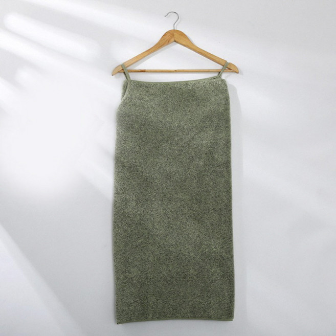 피어니스트 여성용 랩 타월 목욕 가운