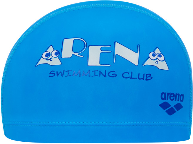아레나 아동용 레터몽 실리코팅 수모 A6AC1AL51, 1개, BLUE