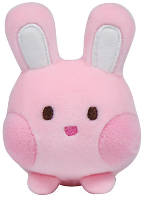 캔디래빗 스트레스볼 봉제인형, 105mm, 로사(핑크), 1개
