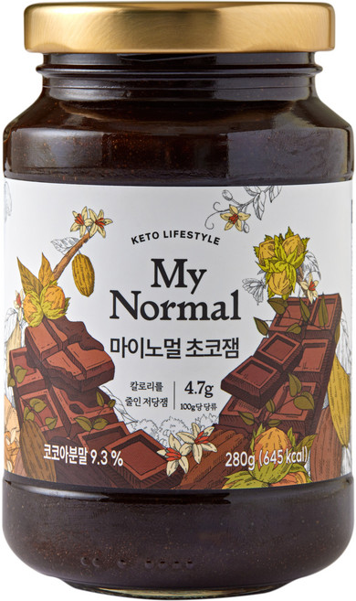 마이노멀 초코잼, 280g, 1개