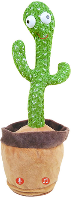 回聲仙人掌玩具, 1個, 綠色