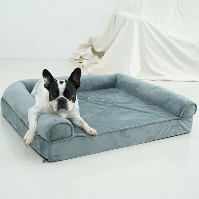 레드퍼피 강아지 피노 침대, Blue gray, 1개