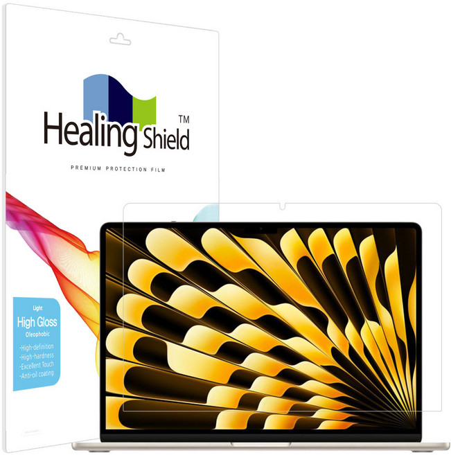 힐링쉴드 올레포빅 Light 액정보호필름 세트, 1개