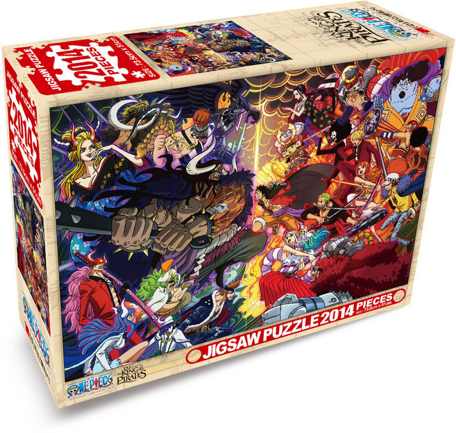 원피스 사황카이도 VS 오황루피 직소퍼즐, 2014피스, 혼합색상, 1개