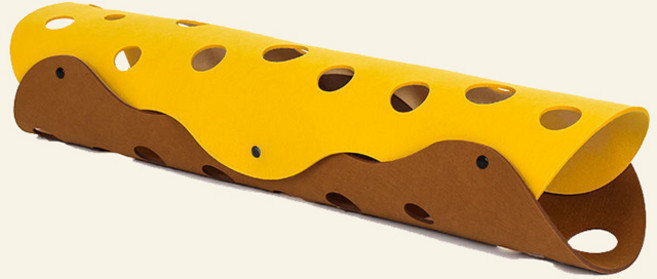 데이소이 쏙쏙 치즈 고양이 터널, 브라운, 1개