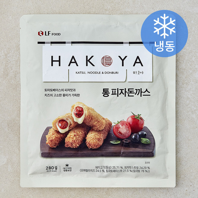 HAKOYA 통 피자돈까스 (냉동), 280g, 1개