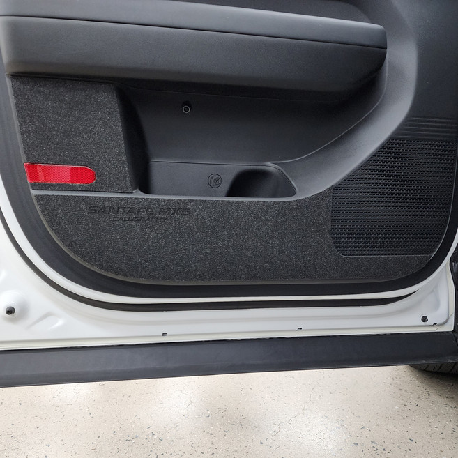 매드라인 스크래치 방지 더뉴 도어 커버 4p 세트, 다크그레이, 디올뉴 싼타페 MX5 캘리그래피