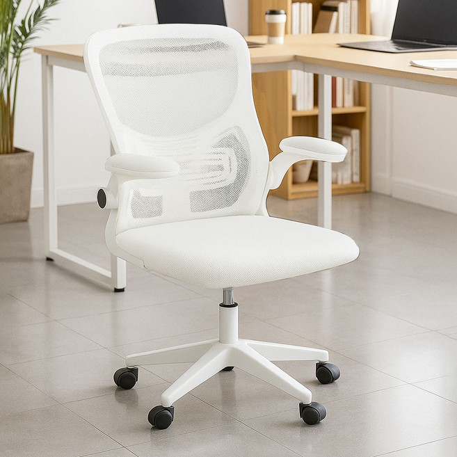 가구느낌 갭체어, 화이트