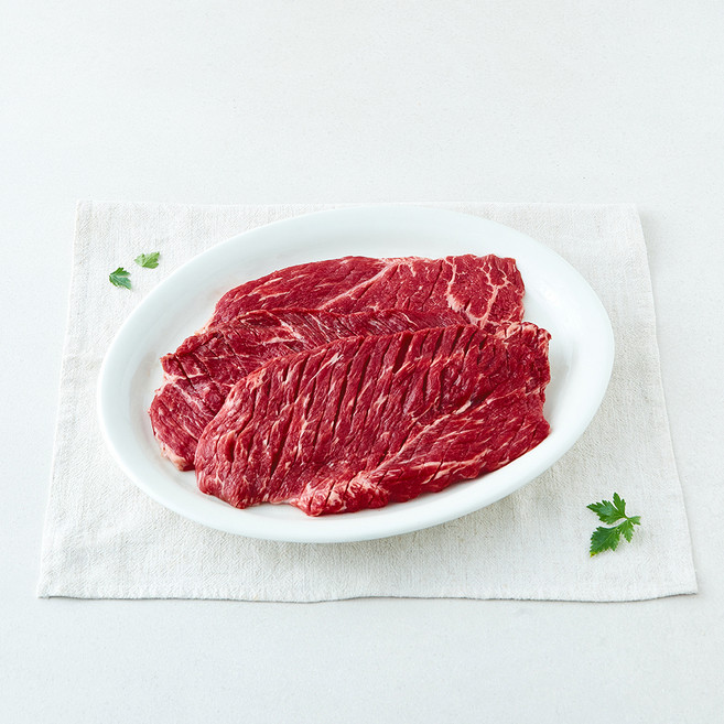 미트엔조이 미국산 앞다리 산적용 (냉장), 1개, 600g