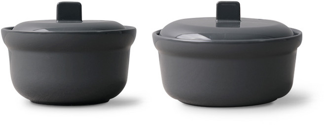 BOWLBOWL 韓國製 Nordic Bowl Bowl 韓式蒸蛋器 S+M, 炭灰色, 1套