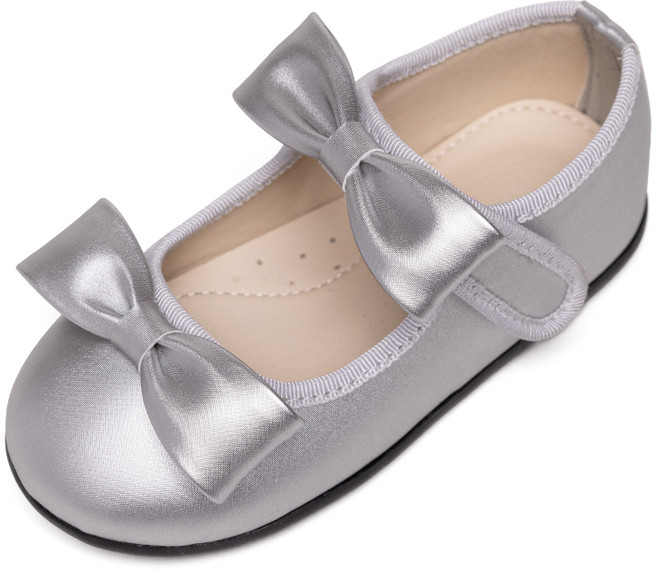 LA STELLA 女童多蝴蝶結公主皮鞋