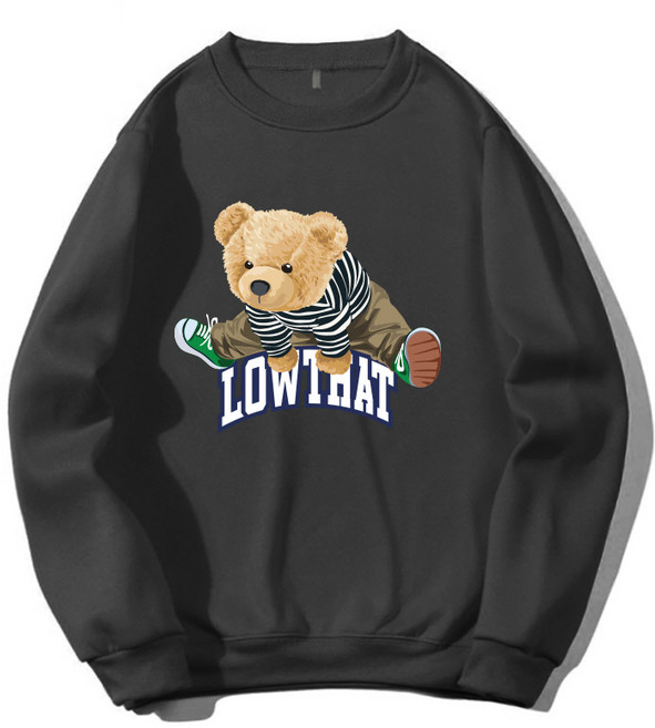 로우댓 뜀틀 베어 소프트 오버핏 맨투맨