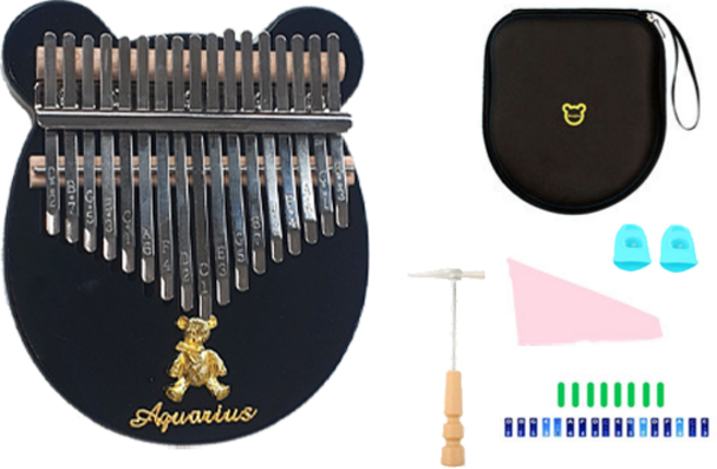 투코비 크리스탈 칼림바 곰돌이 검정, 1개