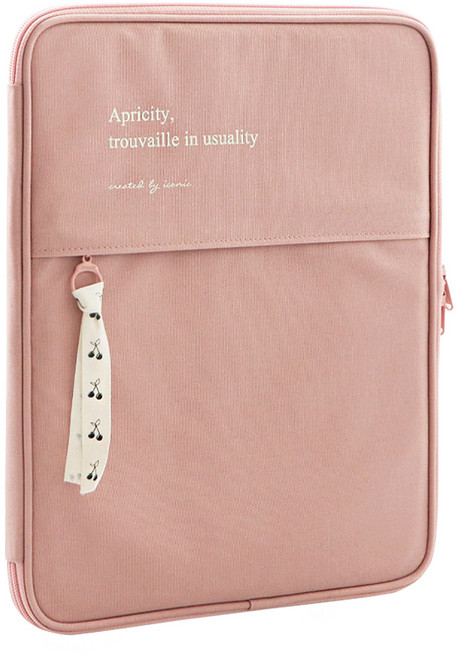 아이코닉 코트니 노트북 파우치, 01 Pink, 1개