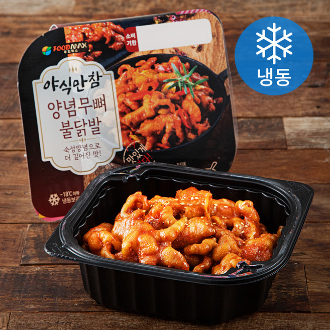 야식만참 양념 무뼈 불닭발 (냉동), 400g, 2개