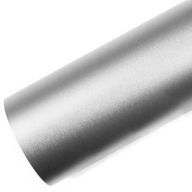 로즈로사 인테리어 필름 헤어라인 메탈 시트지 MG236, 실버, 폭 100cm x 길이 50m