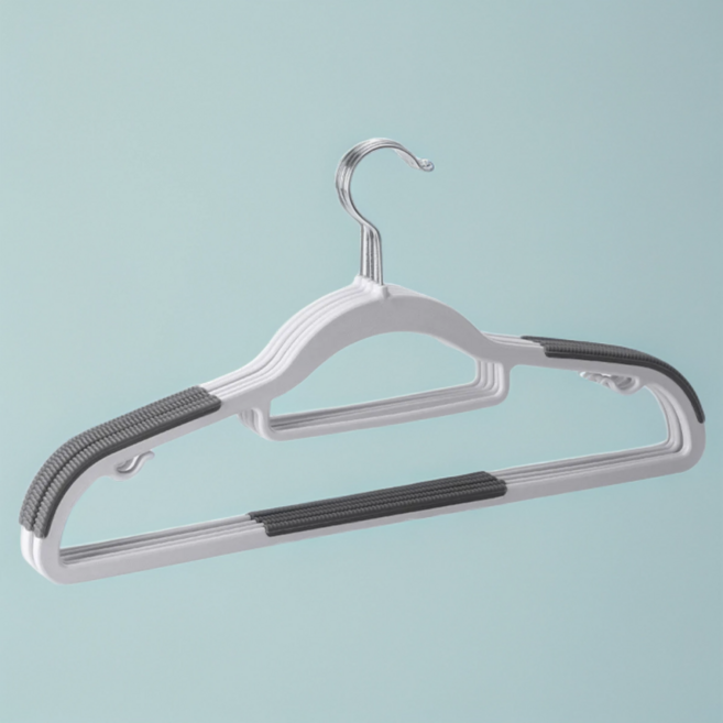 데보코 미끄럼방지 회전형 옷걸이, 그레이, 10개