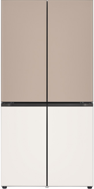 LG전자 디오스 오브제컬렉션 613L 상냉장 하냉동 4도어 냉장고 Fit & Max 방문설치, M626GCB022S