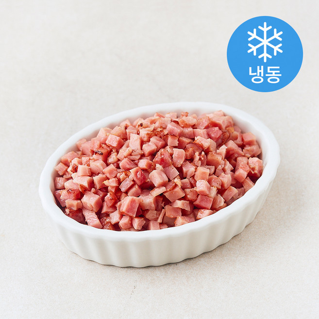 웰쿠스 담백한 베이컨 다이스 (냉동), 250g, 1개