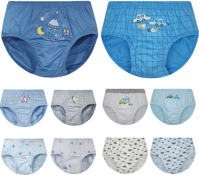 딩동댕키즈 남아용 순면 삼각팬티 10종 세트