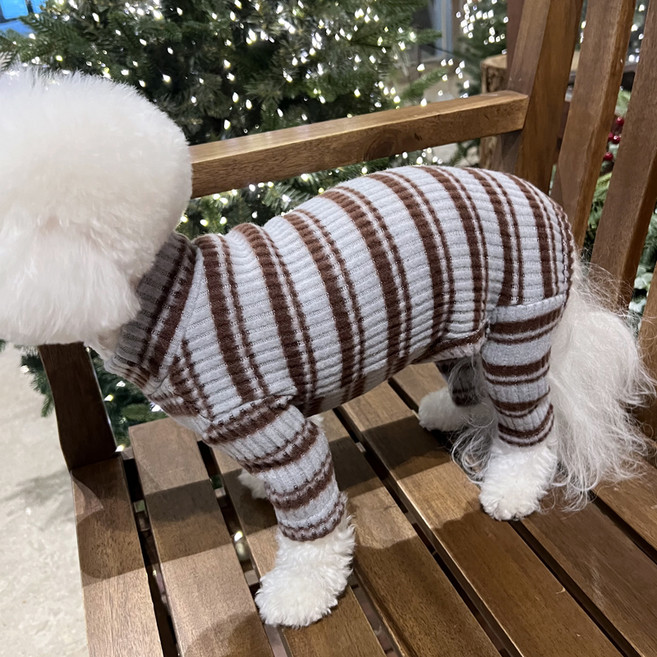 매그독 강아지 코지스트 기모 올인원, 소라브라운, 1개