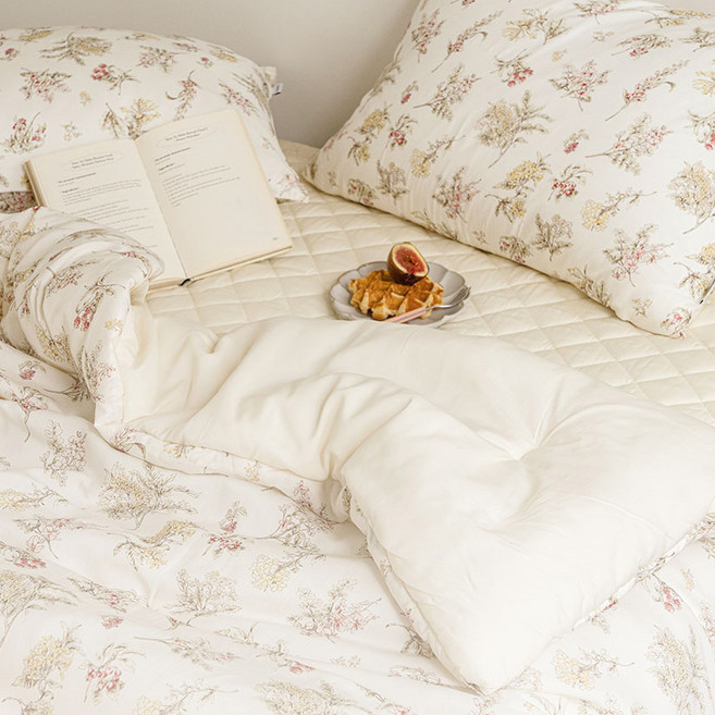 韓國 amante Le Mare 莫代爾薄被, 花園黃