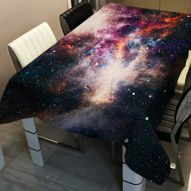 알럽홈 프린팅 스페이스 시리즈 홈 테이블 커버, TYPE8, 100 x 140 cm