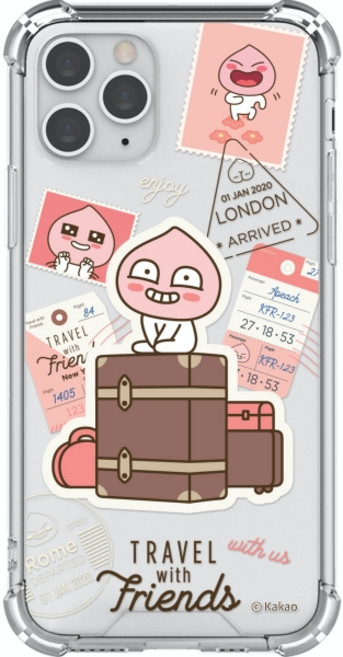 KAKAO FRIENDS 旅行系列強化透明防摔手機殼